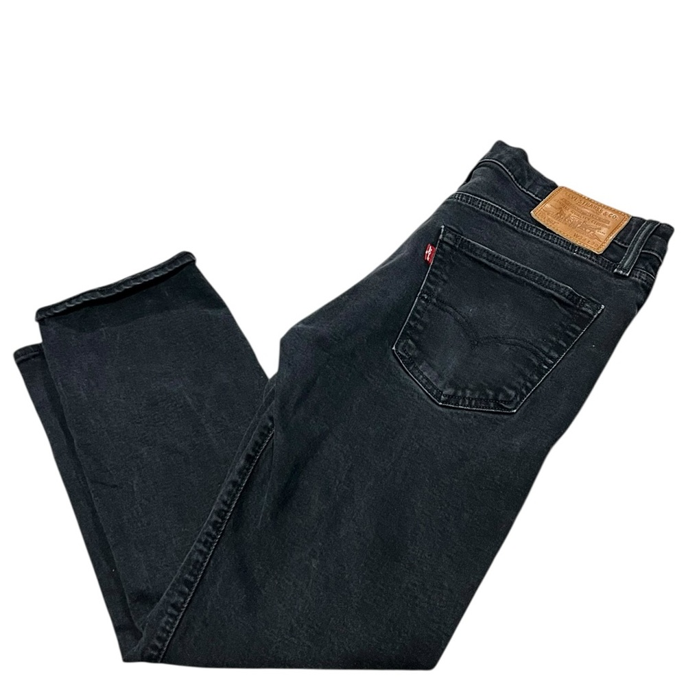 Levi’s Premium 502 Tapered Black Stretch Jeans Men’s W34 L30